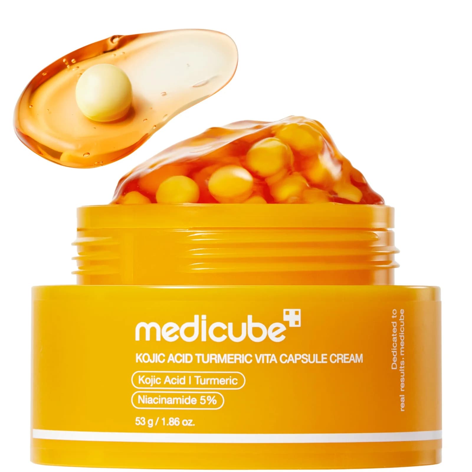 Crema iluminadora con cápsulas activas de vitamina C y extracto de cúrcuma que mejora visiblemente el tono y aporta luminosidad.