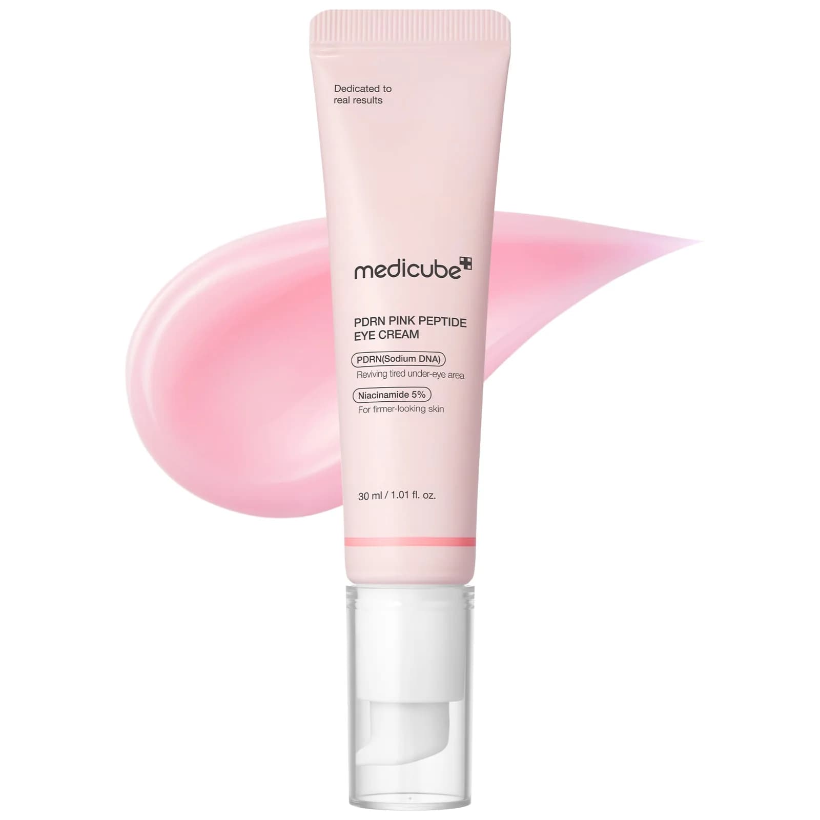 Crema para el contorno de ojos con PDRN y péptidos que hidrata, suaviza líneas de expresión y mejora la firmeza de la piel alrededor de los ojos.
