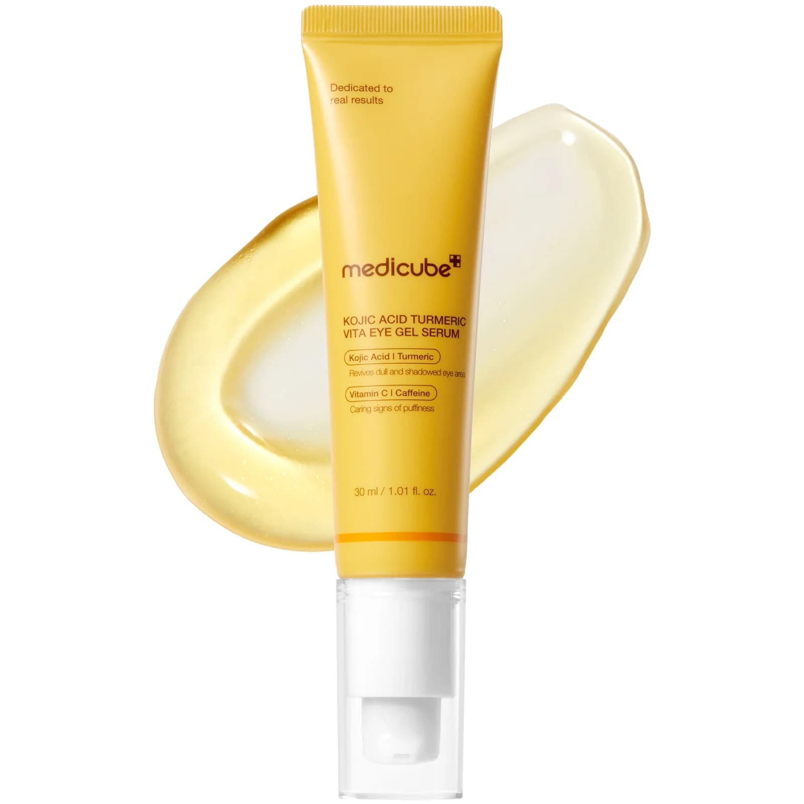 Gel para el contorno de ojos que ilumina ojeras y tono apagado, ayuda a desinflamar bolsas y suaviza líneas finas.