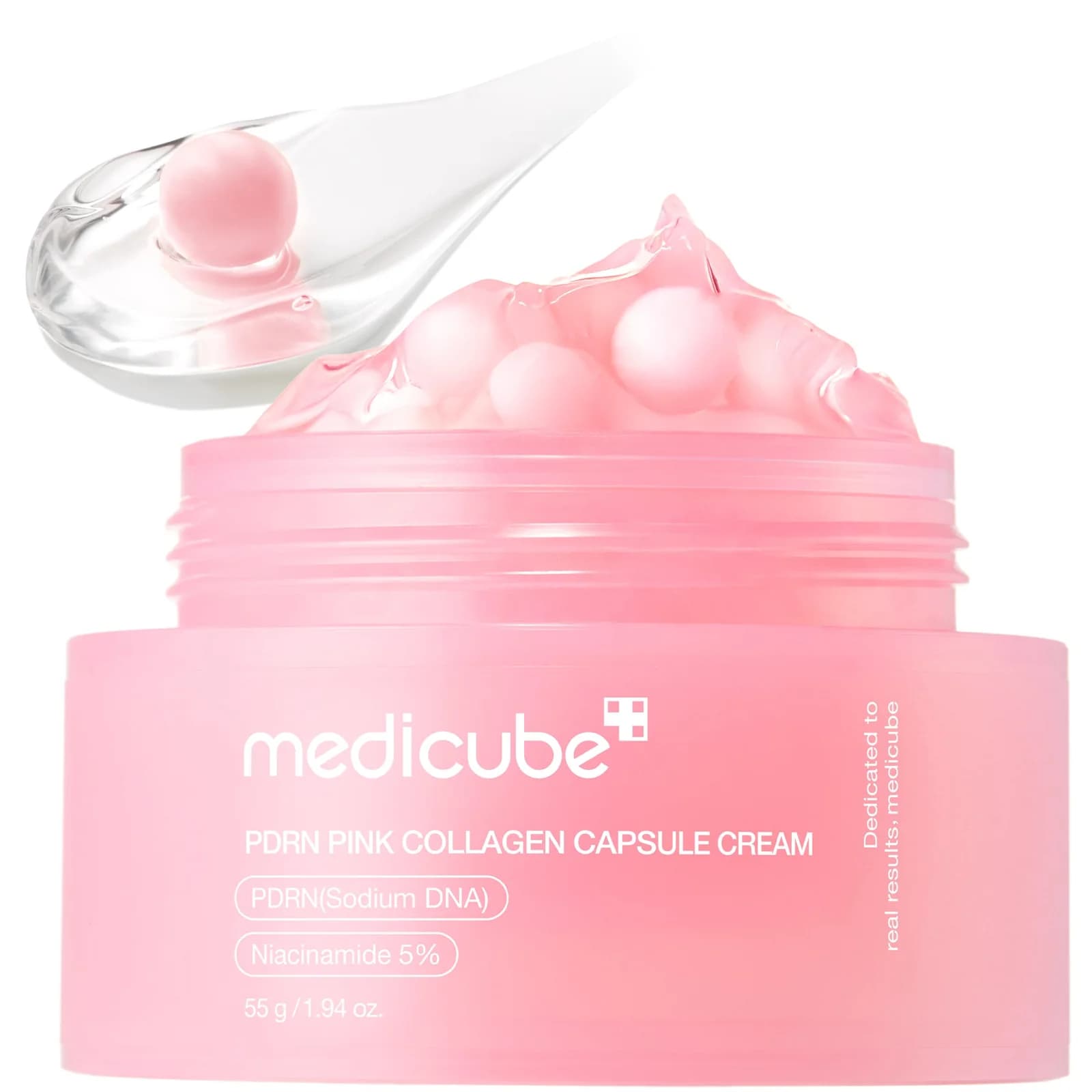 Crema hidratante en cápsulas de PDRN de salmón, un tratamiento altamente reparador y regenerador que mejora la elasticidad y textura de la piel.