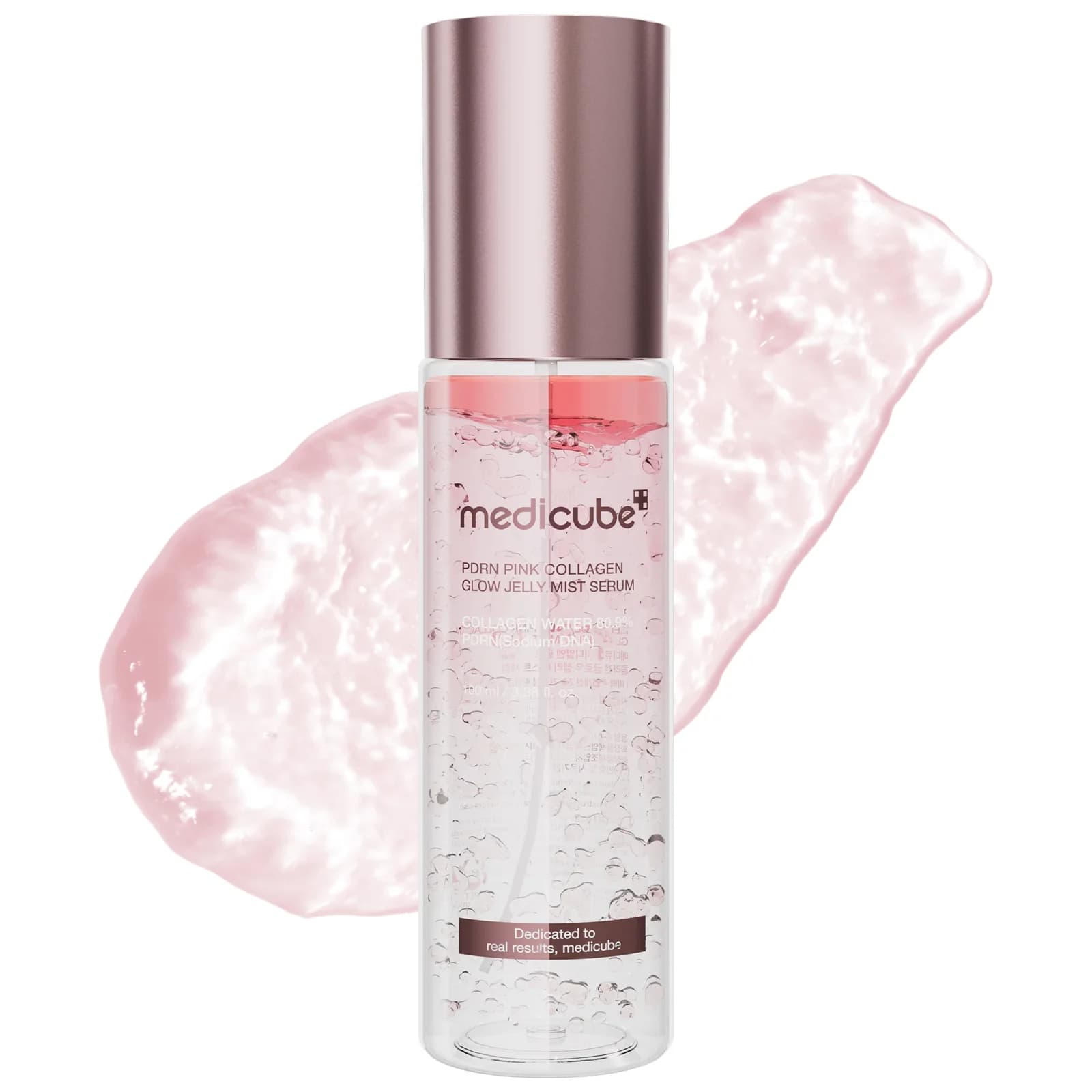 Bruma facial en spray que hidrata y revitaliza la piel al instante, con efecto glow fresco y luminoso. Enriquecida con PDRN y colágeno.