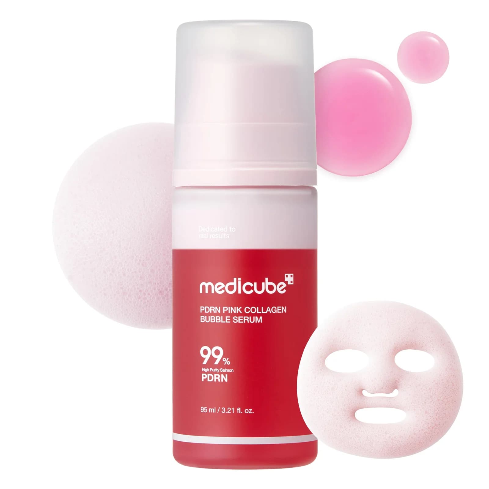Suero de textura gelatinosa con alta concentración de colágeno que da un efecto de “piel de cristal” (glass skin) inmediato y duradero.