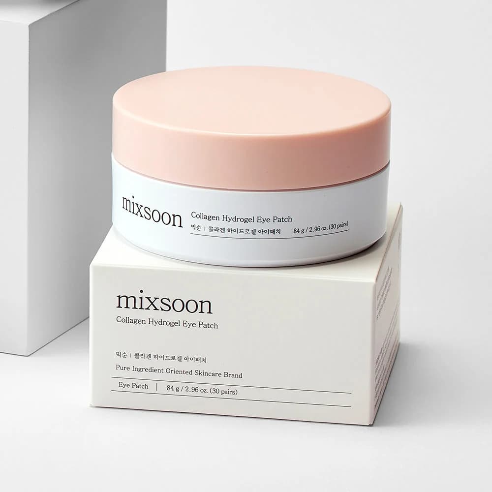 Parches para el Contorno de Ojos en Hidrogel — Parches de hidrogel con colágeno que hidratan, suavizan y revitalizan la mirada desde la primera aplicación.